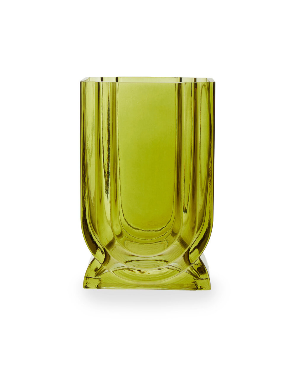 Harper Glass Vase - Small - Green