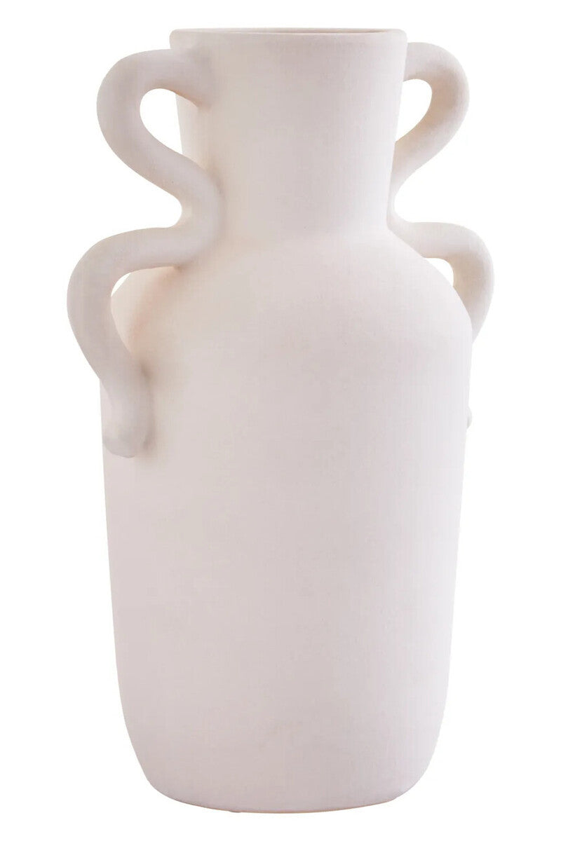 Vale White Vase - Large