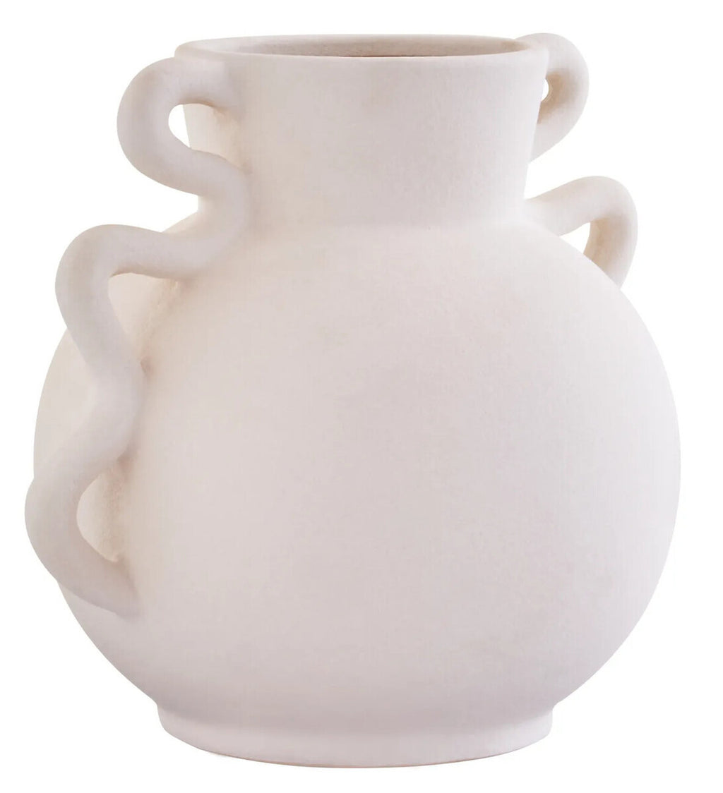 Vale White Vase - Small