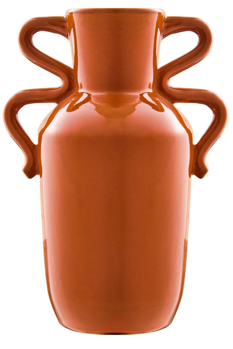 Vale Orange Vase - Large