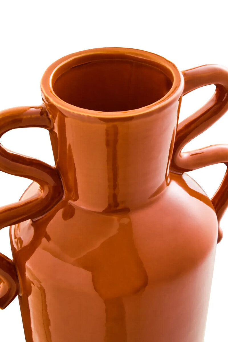 Vale Orange Vase - Large