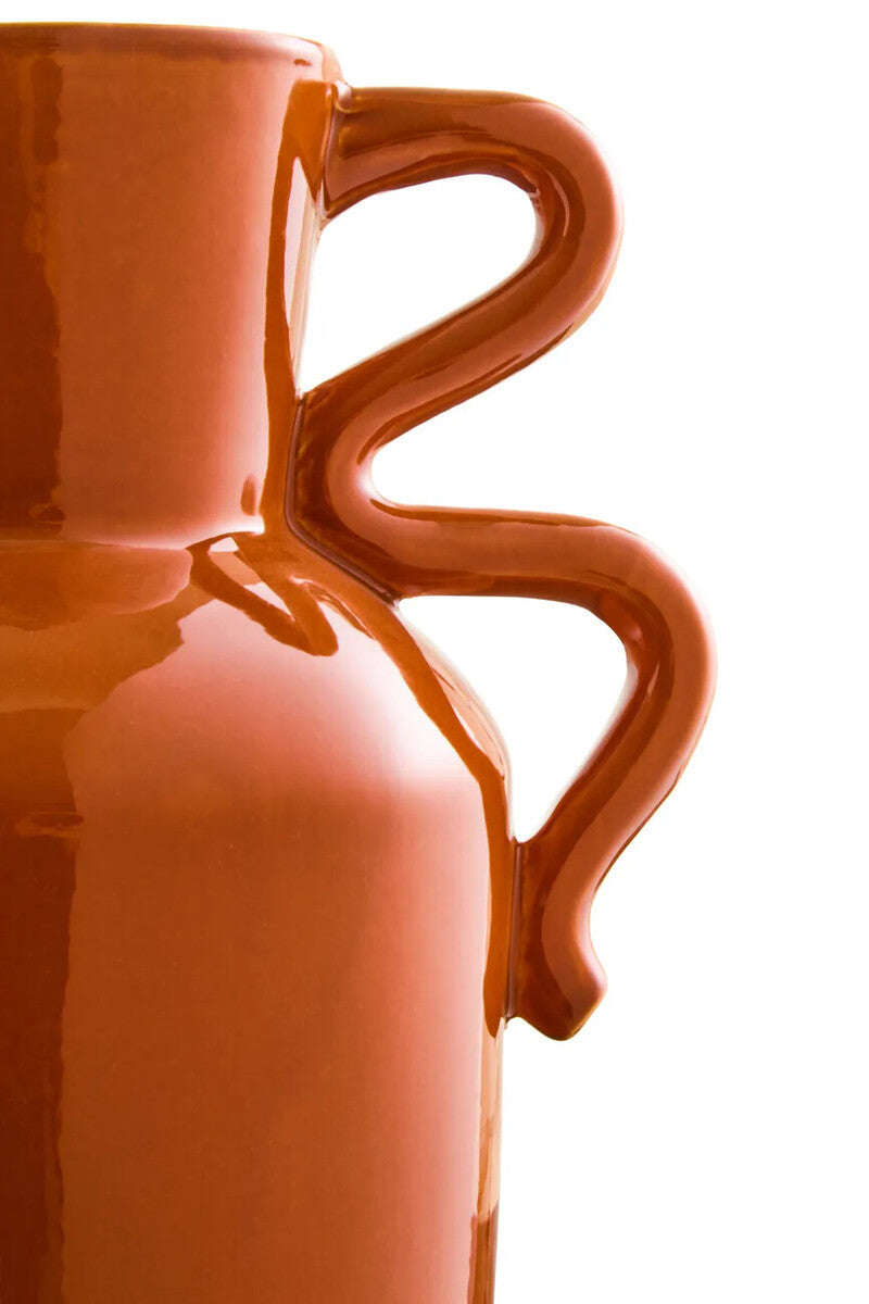 Vale Orange Vase - Large