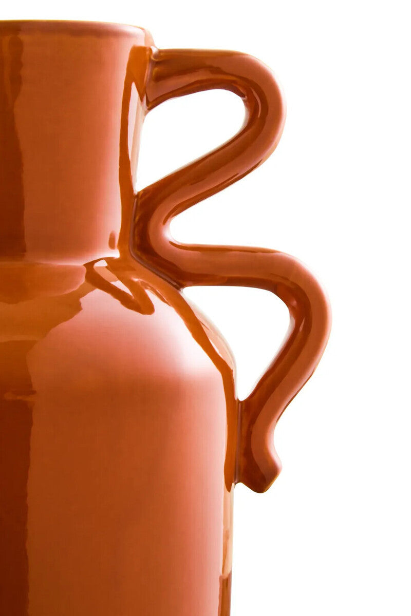 Vale Orange Vase - Large