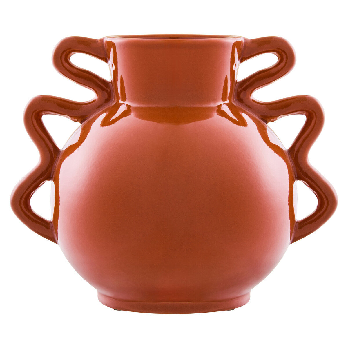 Vale Orange Vase - Small