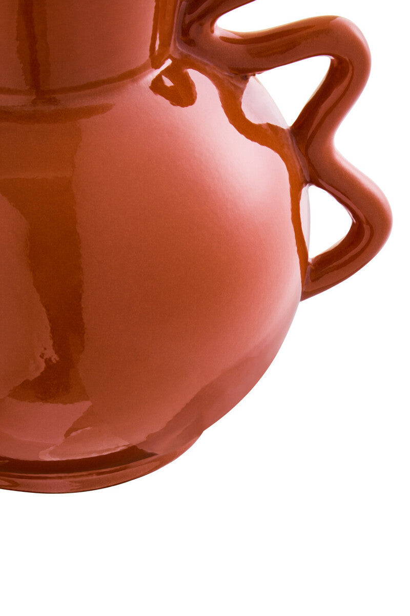 Vale Orange Vase - Small