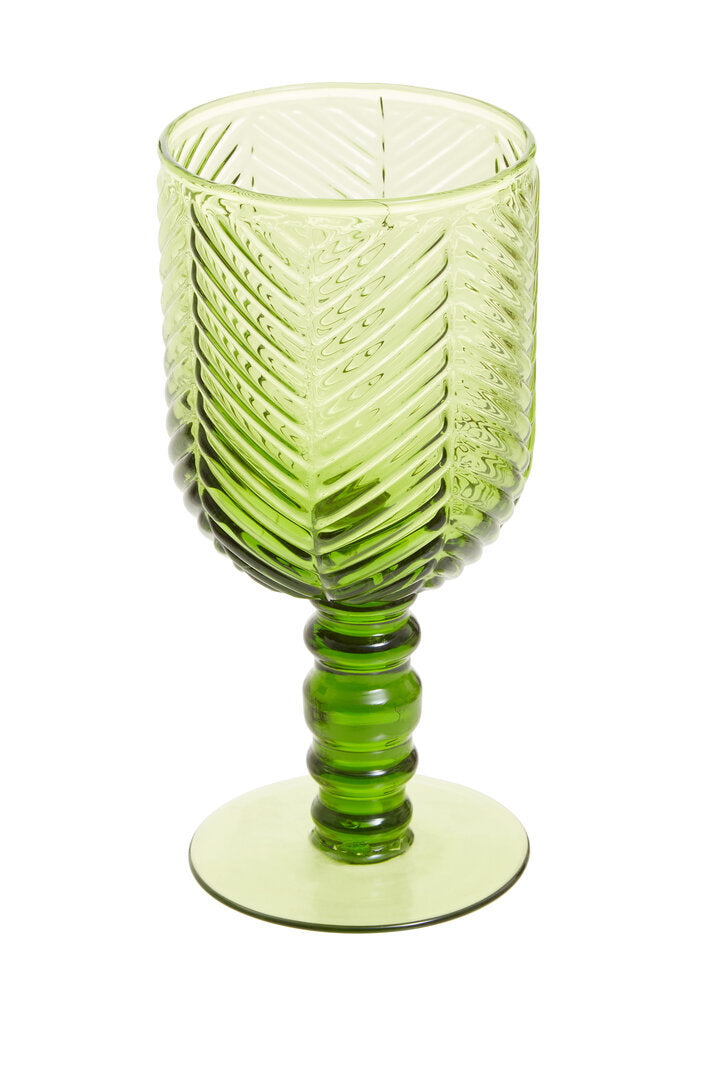 Trevelle Green Wine Glasses - Set of 4