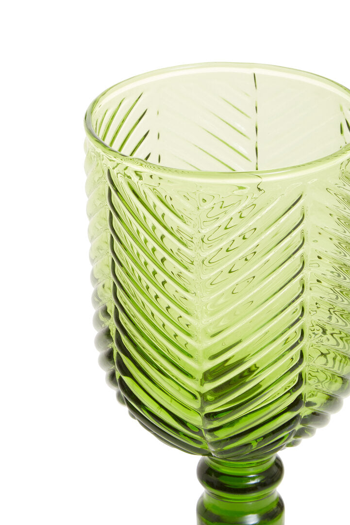 Trevelle Green Wine Glasses - Set of 4