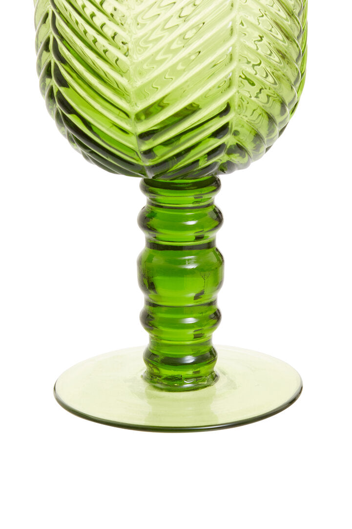Trevelle Green Wine Glasses - Set of 4