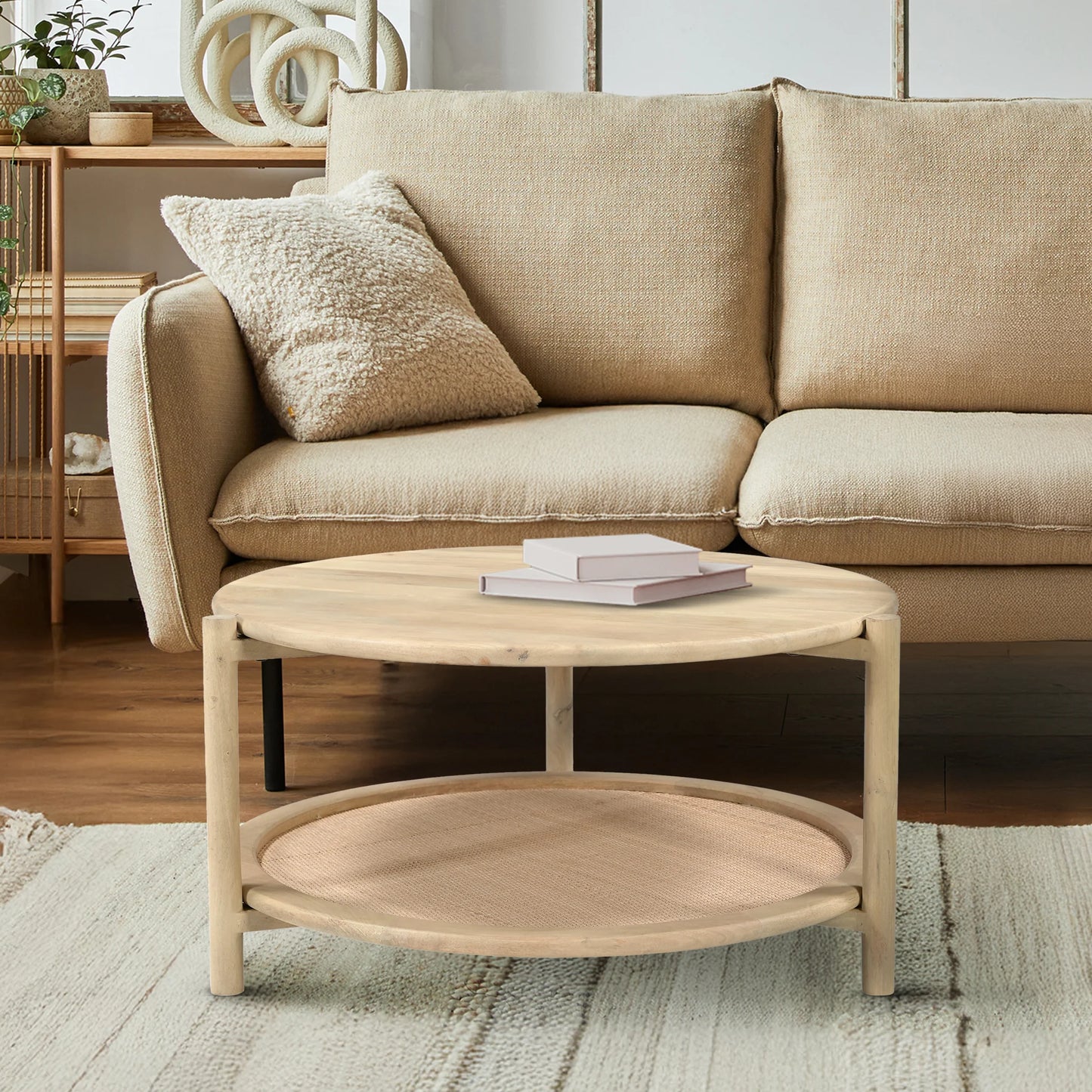 Jonita Rattan Coffee Table