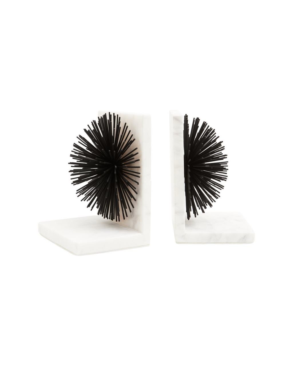 Haze Black Starburst Bookends - Set of 2