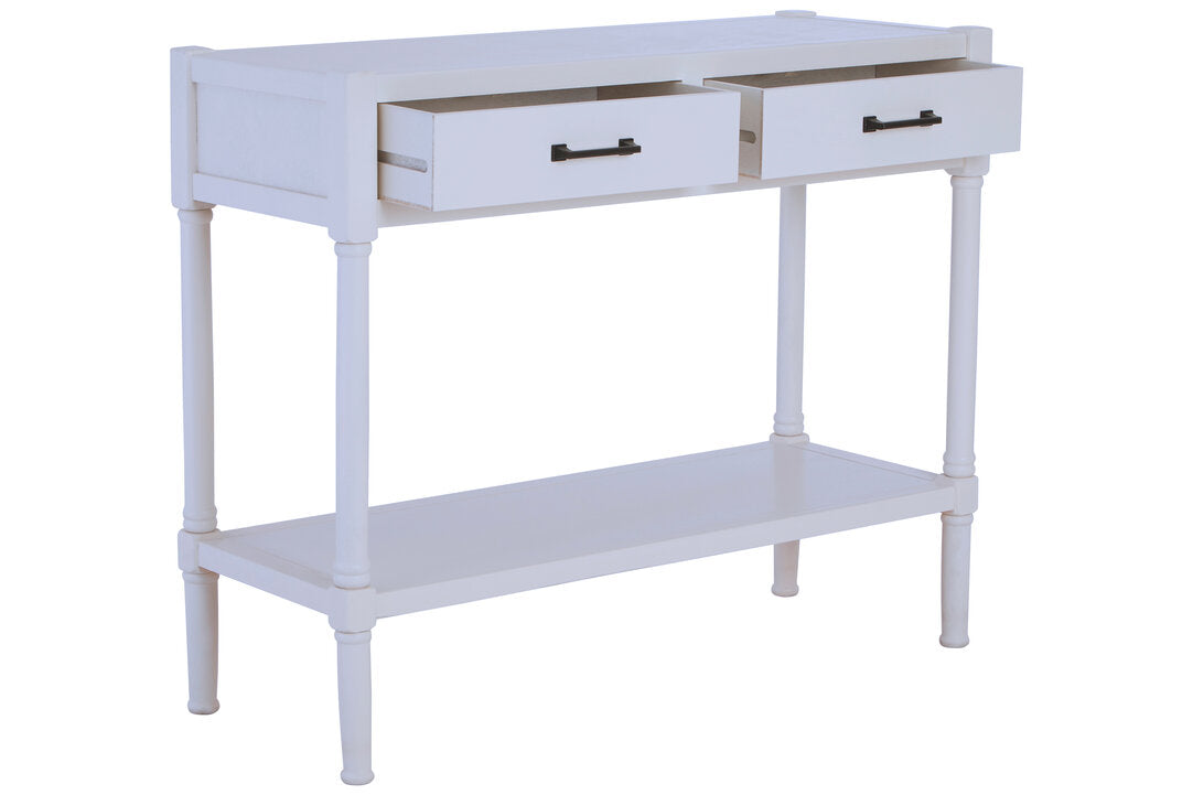 Oahu 2 Drawer Console Table - White