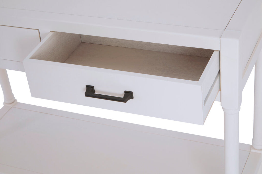 Oahu 2 Drawer Console Table - White