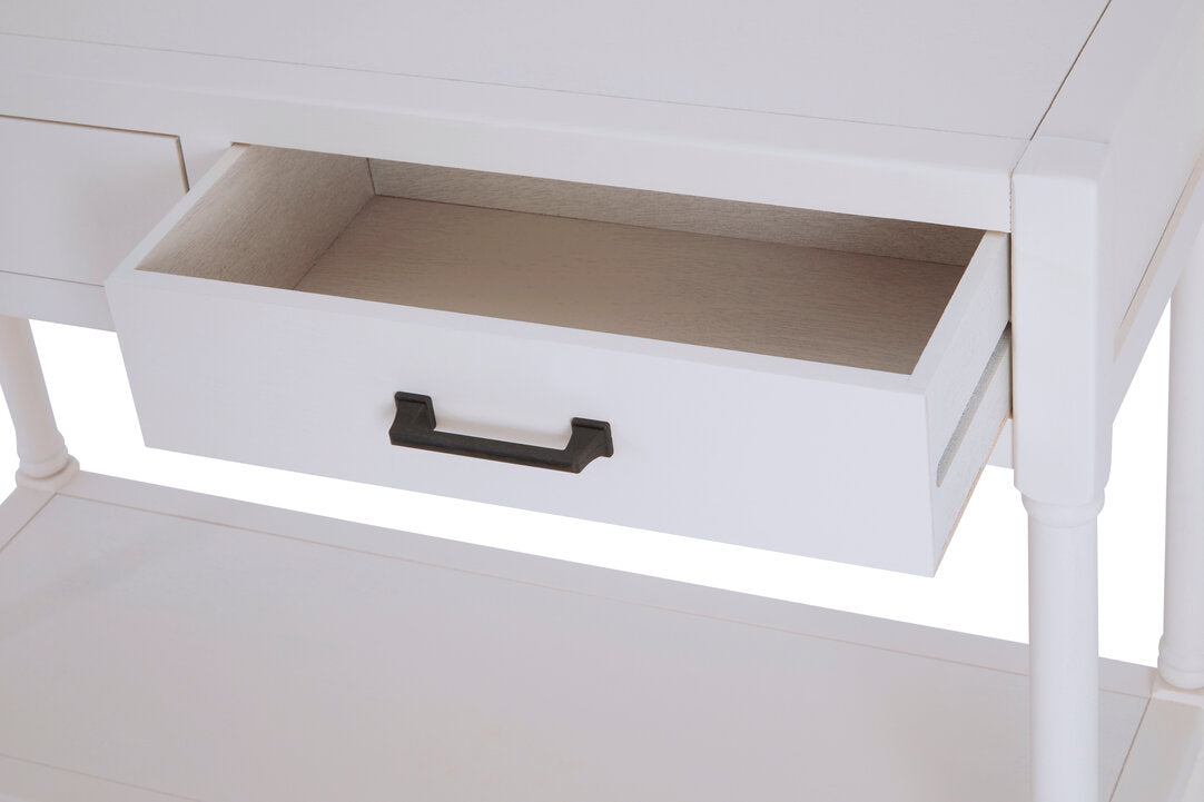 Oahu 2 Drawer Console Table - White