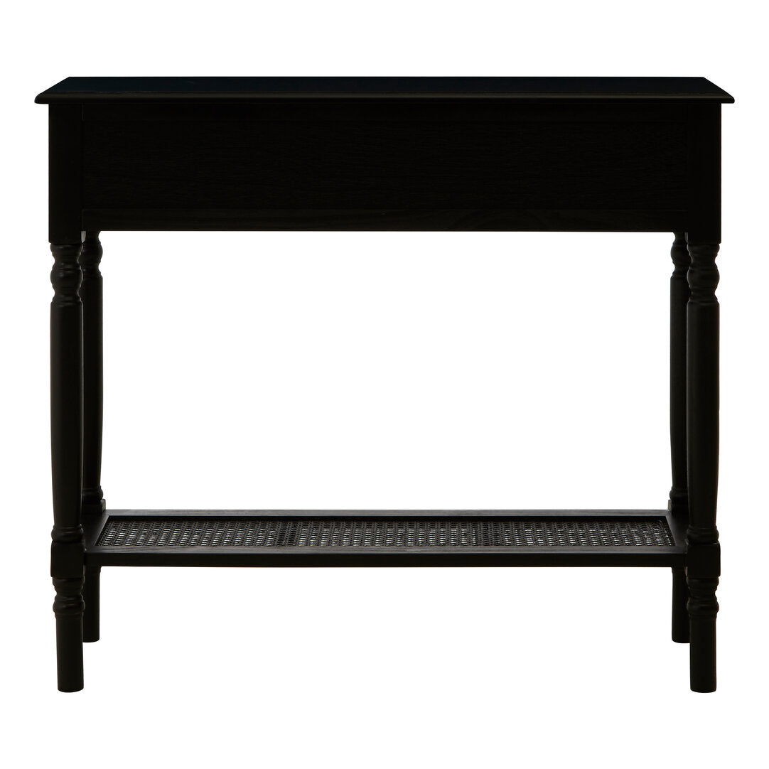 Harbour Two Drawer Console Table - Black
