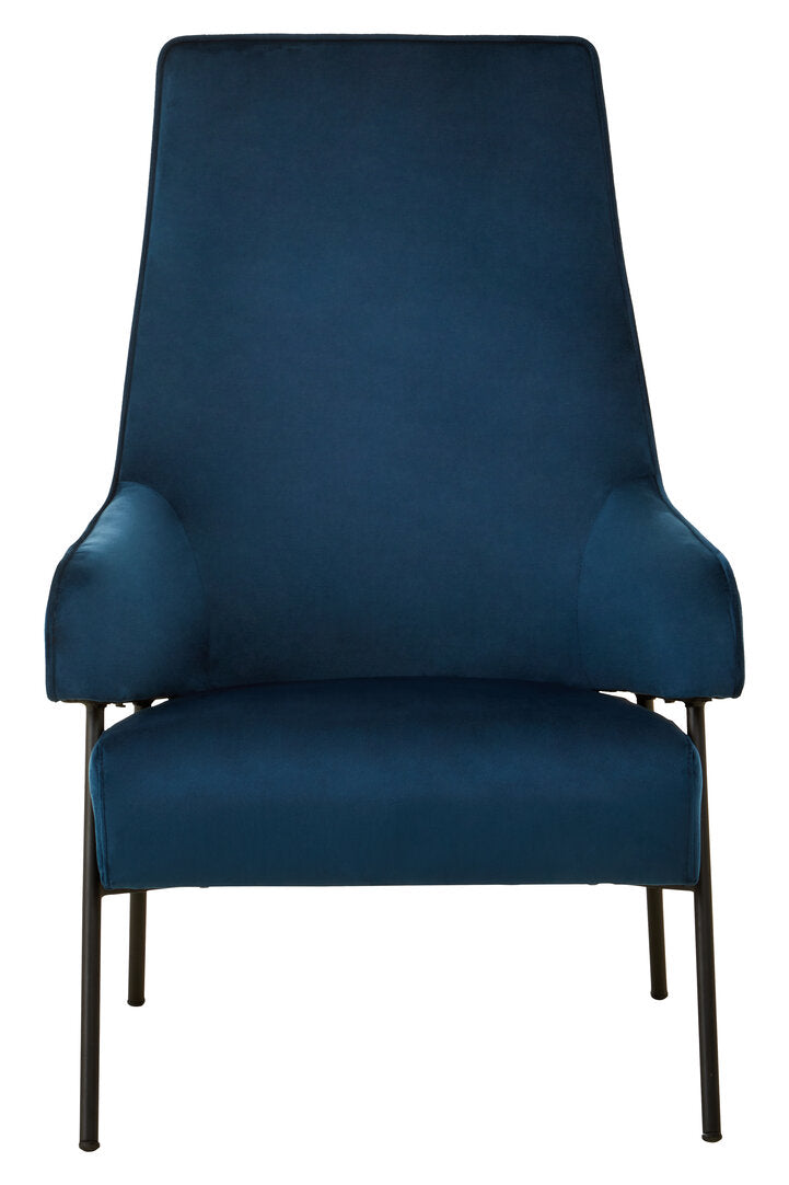 Brea Chair - Blue Velvet