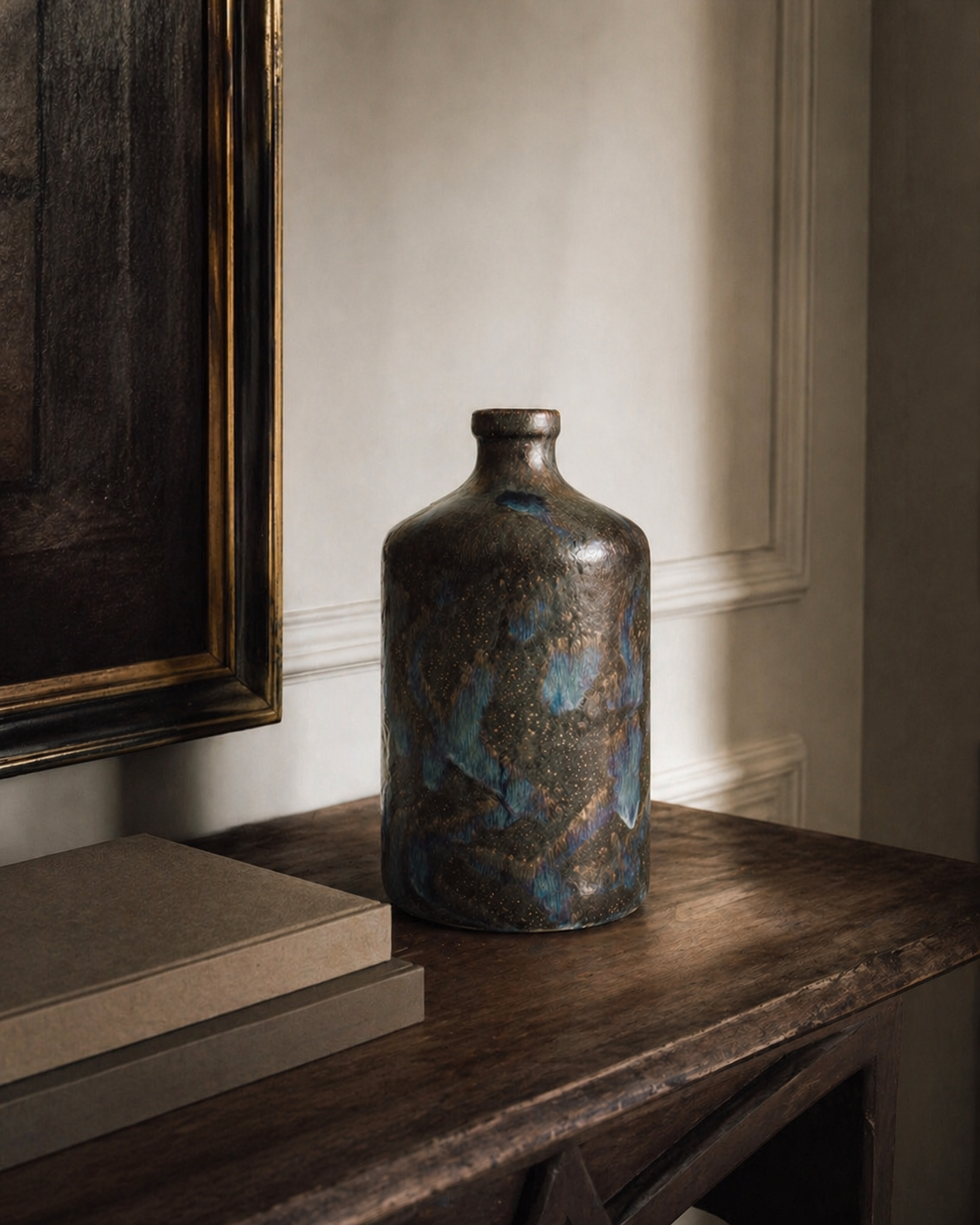 Noa Brown Bottle Vase