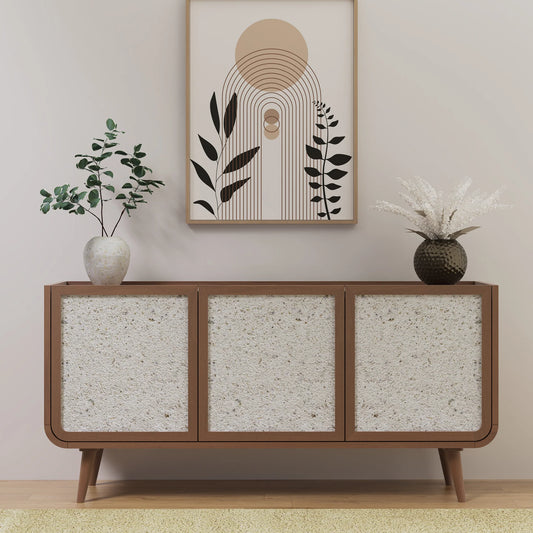 Oxy Three Door Cabinet - Walnut