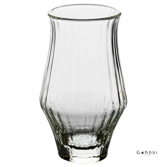 Gohobi Handmade Striped Glass Aroma Tea Cup - Set of 4