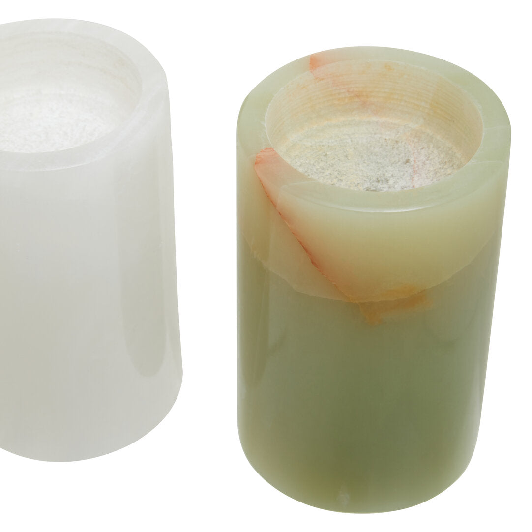 Vona Onyx Tealight Holders - Set of 3