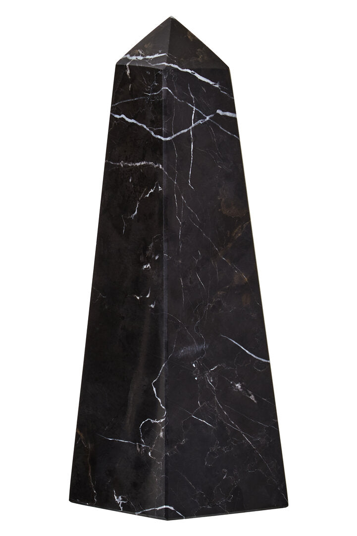 Ceni Black Marble Obelisk - Small