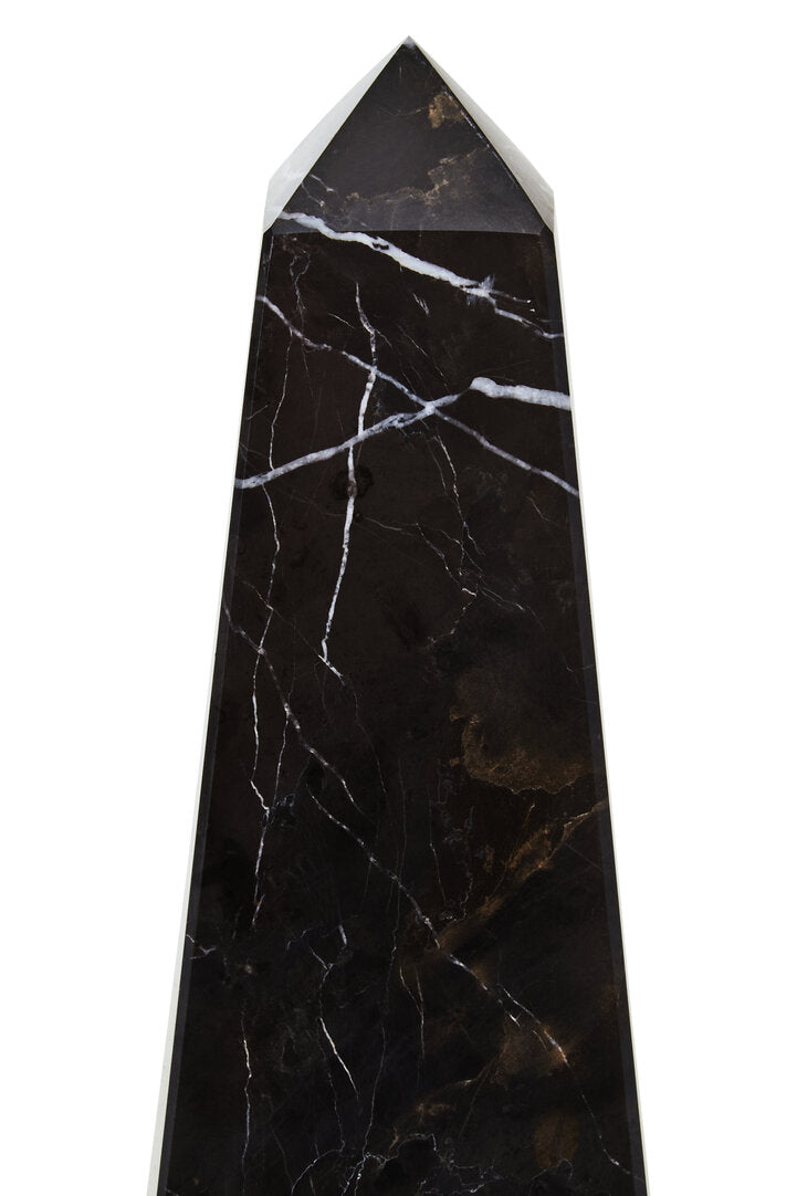Ceni Black Marble Obelisk - Small