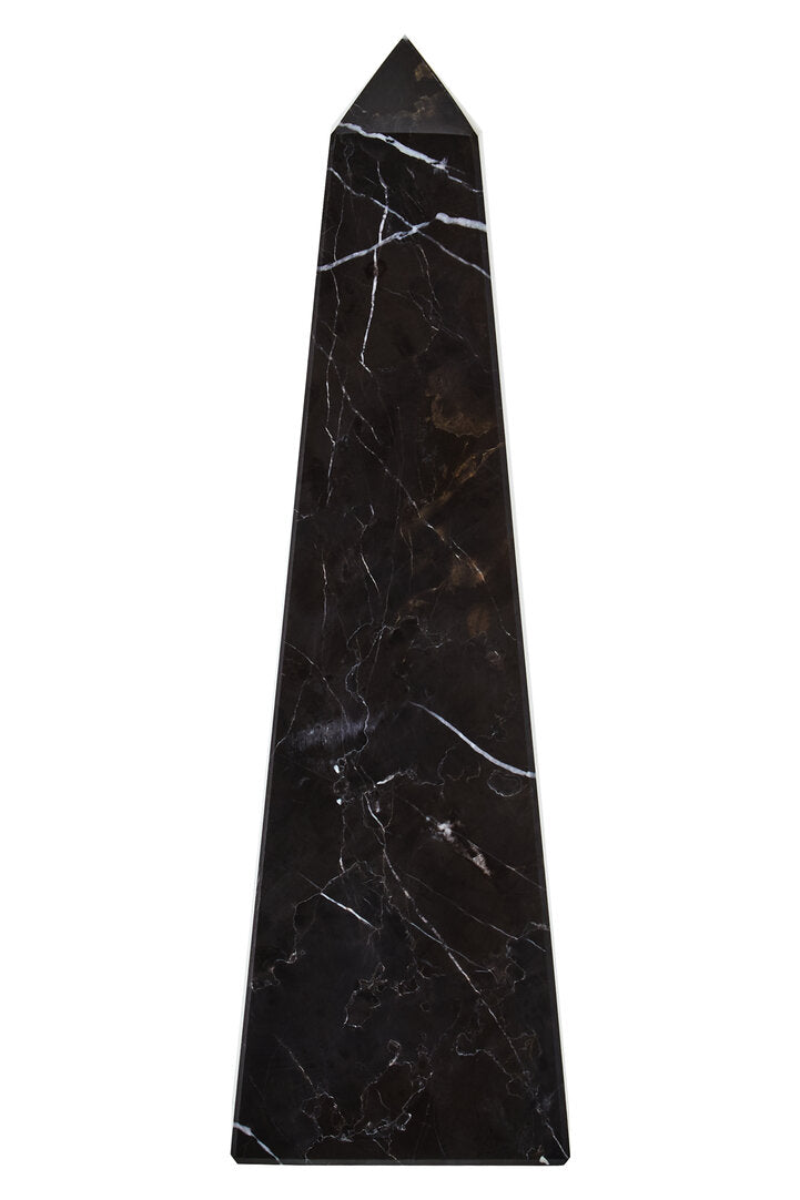 Ceni Black Marble Obelisk - Small