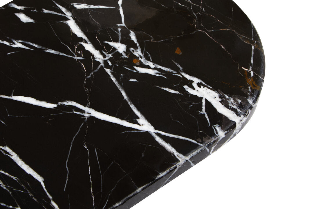 Ceni Oval Black Marble Serving Board