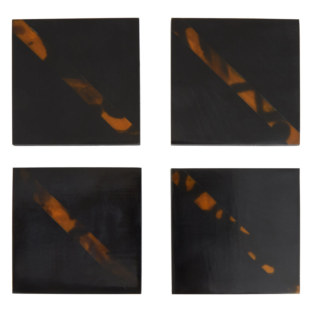 Sawyer Tortoise Shell Coasters - Set of 4