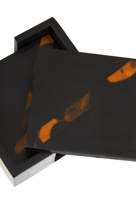 Sawyer Tortoise Shell Coasters - Set of 4