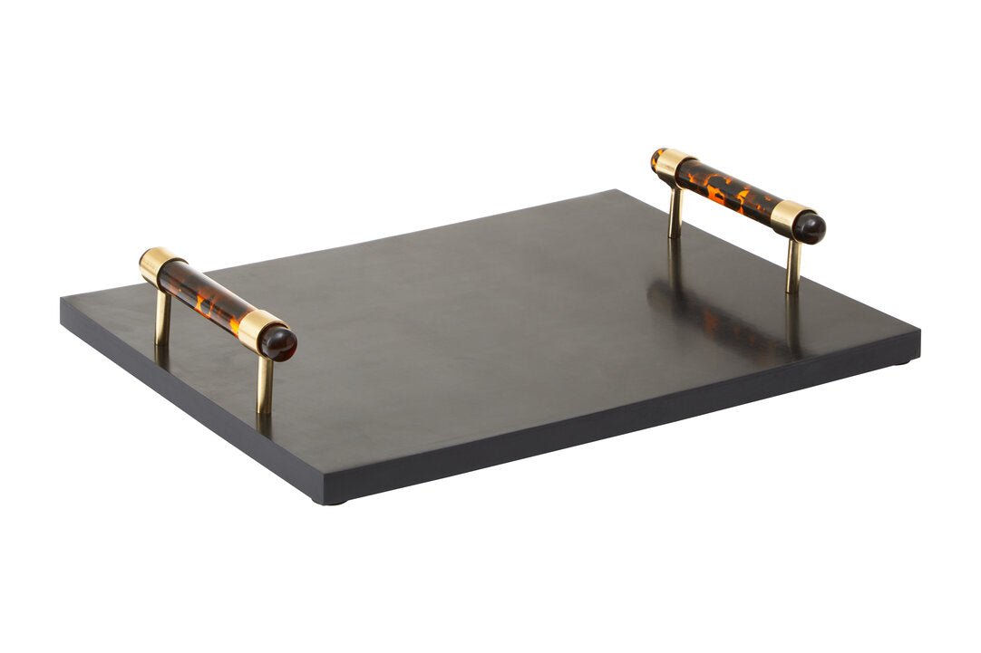 Sawyer Rectangular Tortoise Shell Tray