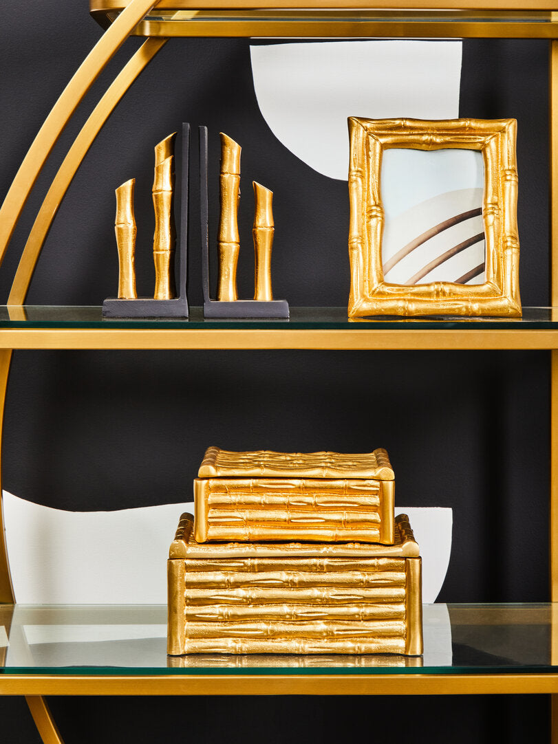 Trevino Gold Bamboo Photo Frame - Large
