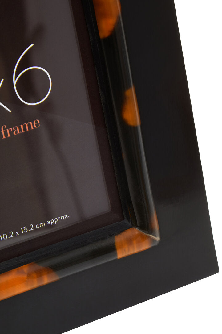 Sawyer Tortoise Shell Photo Frame - 4 x 6 Inch