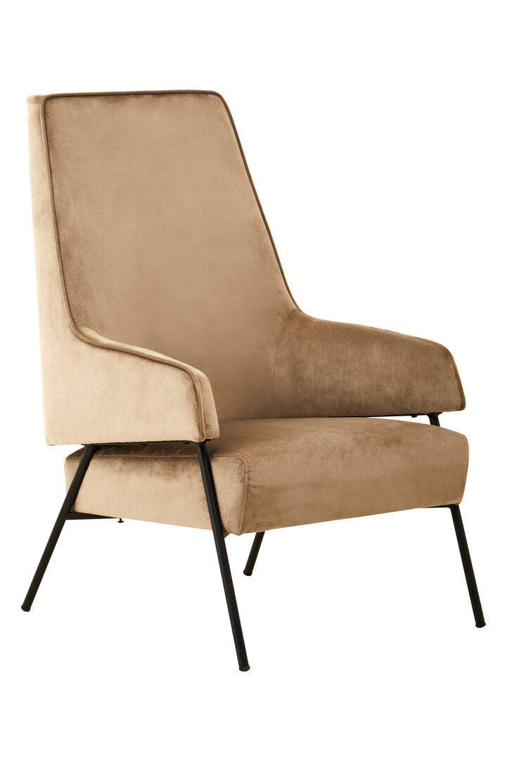 Brea Chair - Mink Velvet