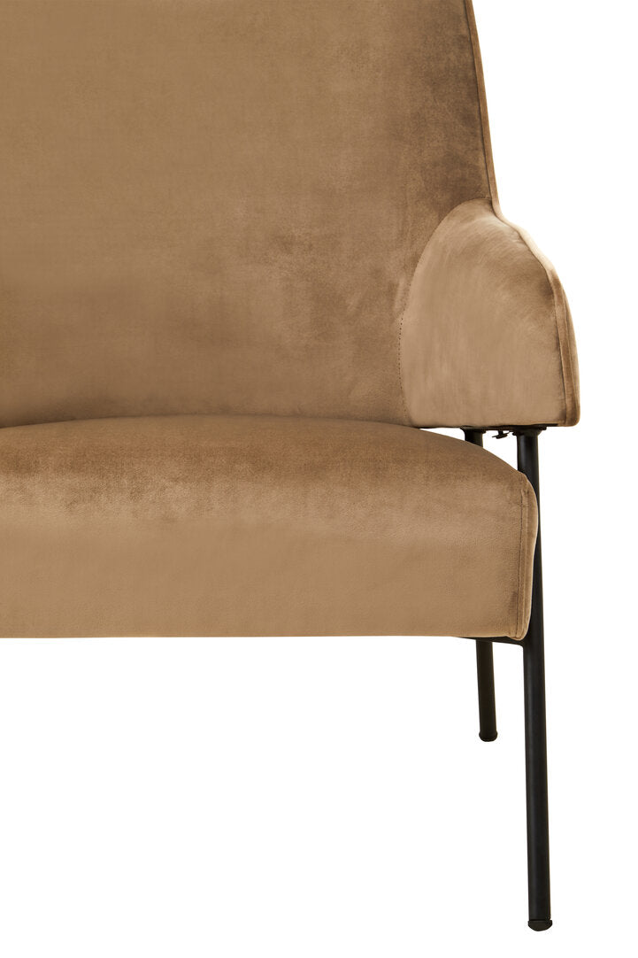 Brea Chair - Mink Velvet
