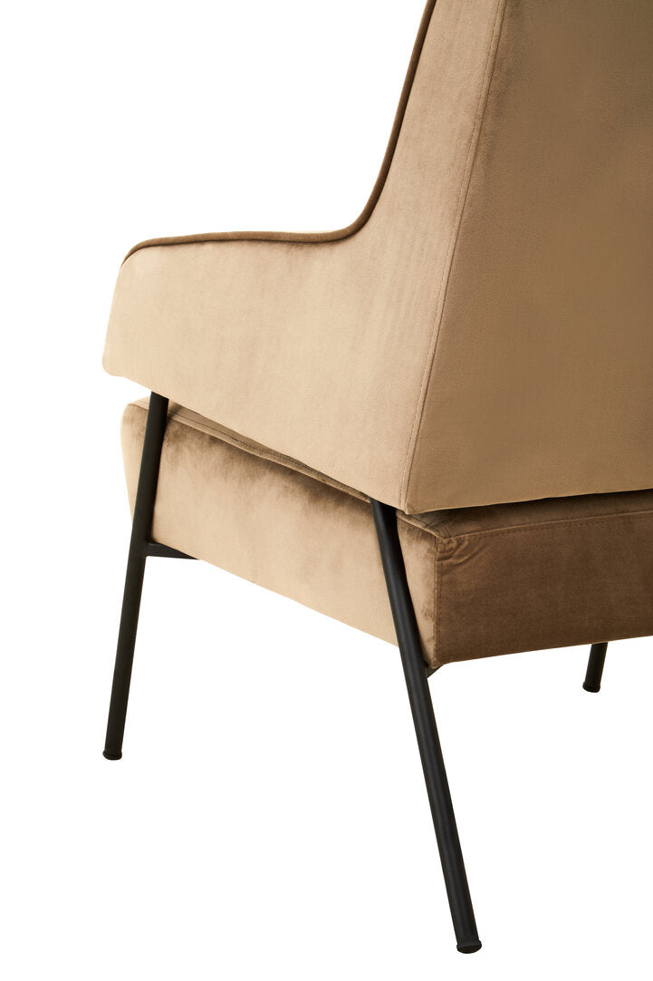 Brea Chair - Mink Velvet