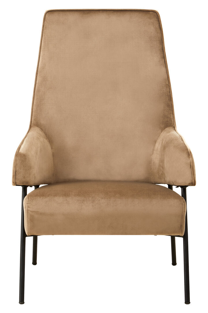 Brea Chair - Mink Velvet
