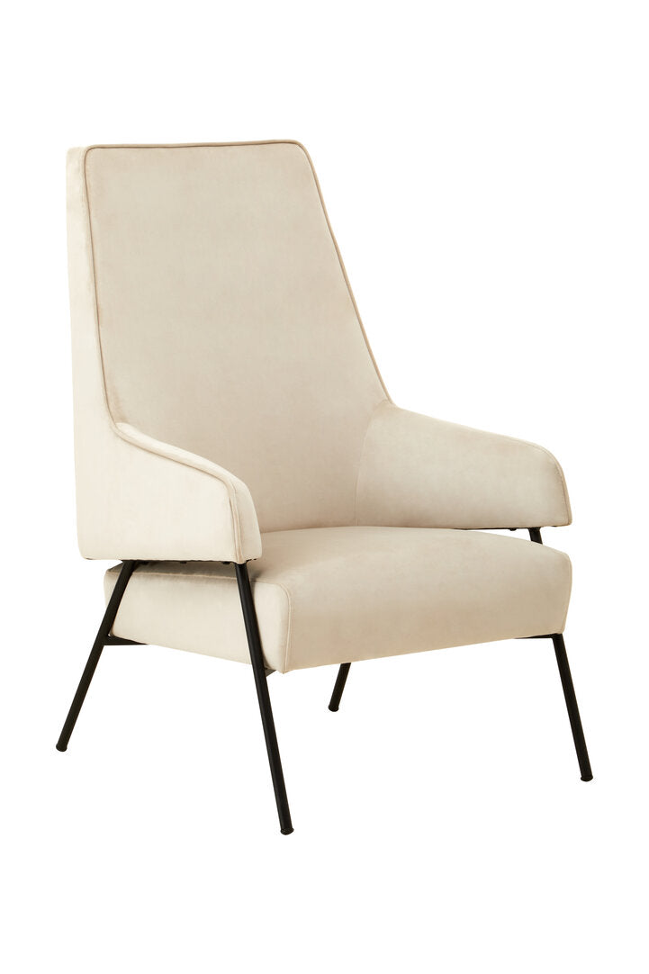 Brea Chair - Cream Velvet