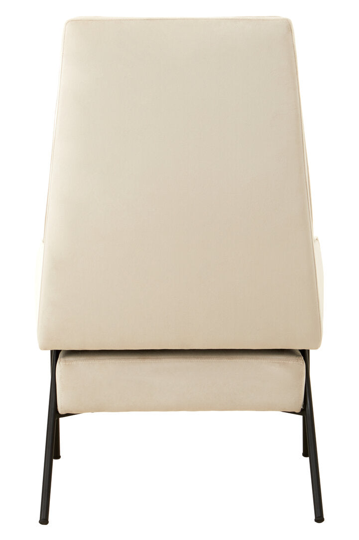 Brea Chair - Cream Velvet