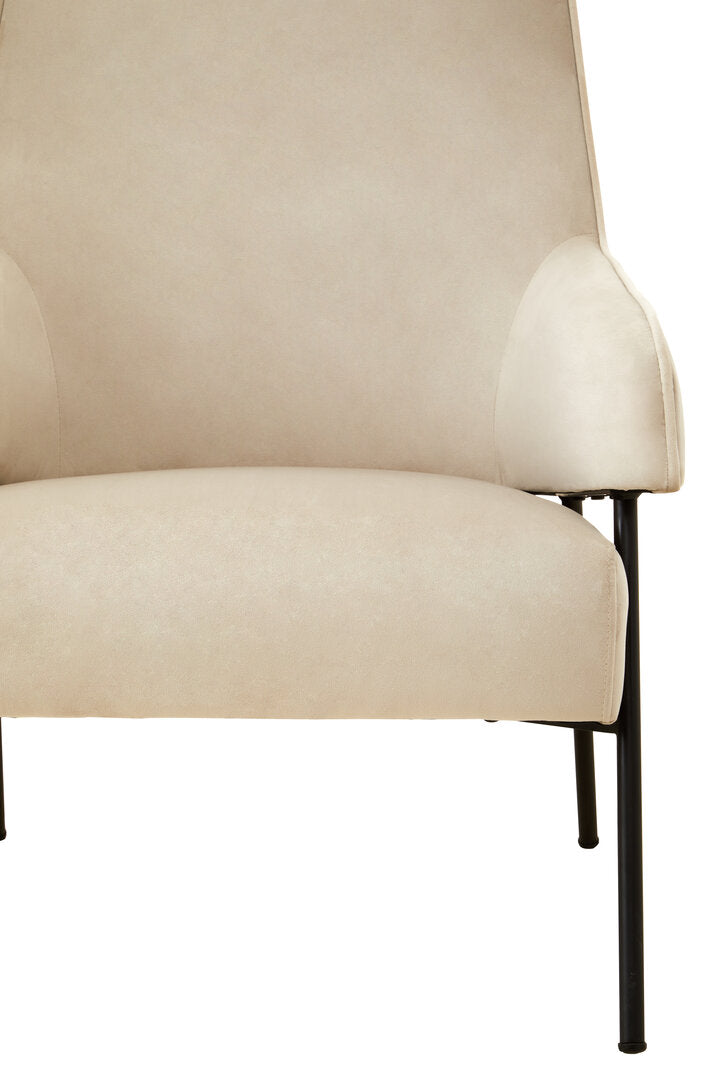 Brea Chair - Cream Velvet