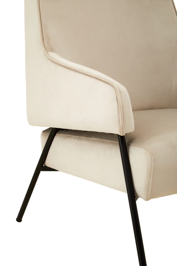 Brea Chair - Cream Velvet