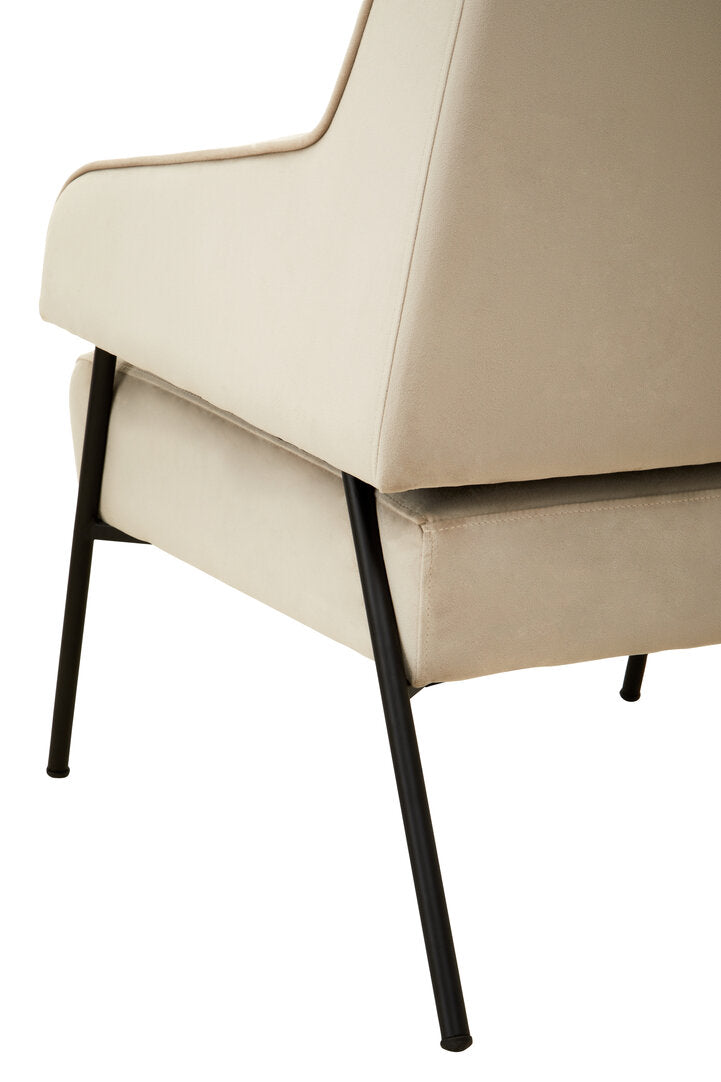Brea Chair - Cream Velvet