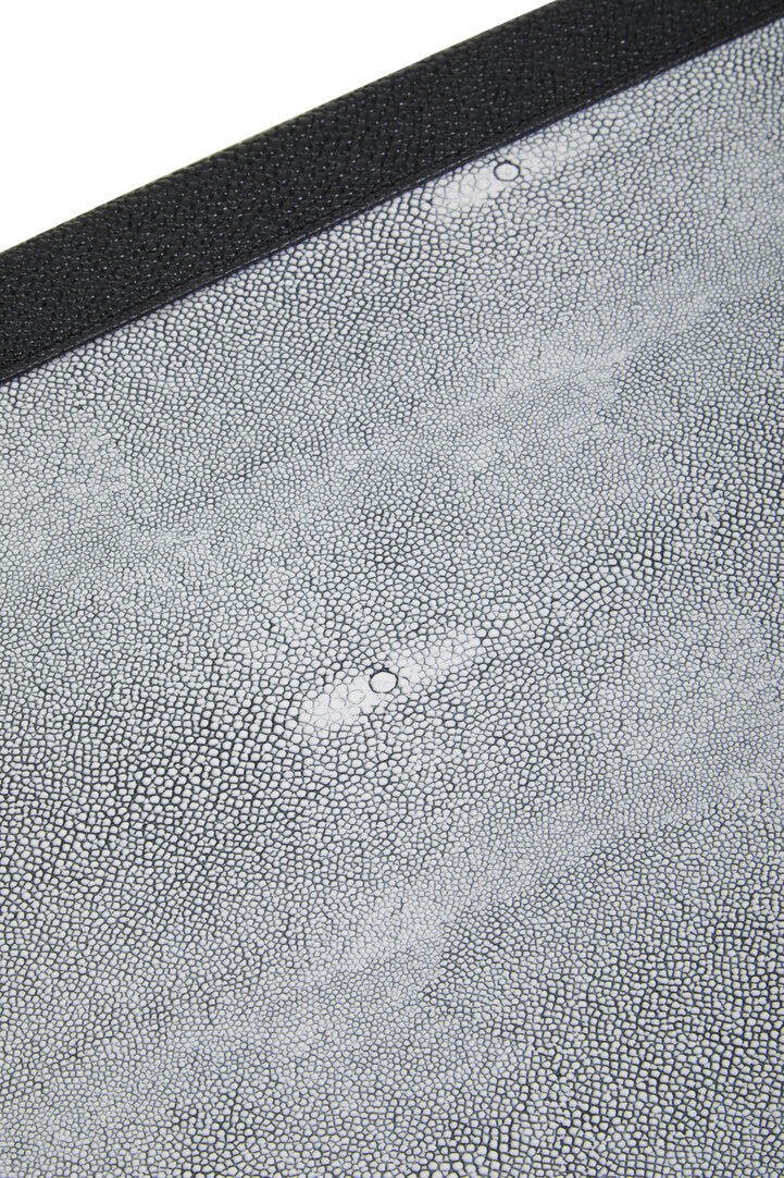 Auremi Shagreen Coffee Table - Grey & Brass