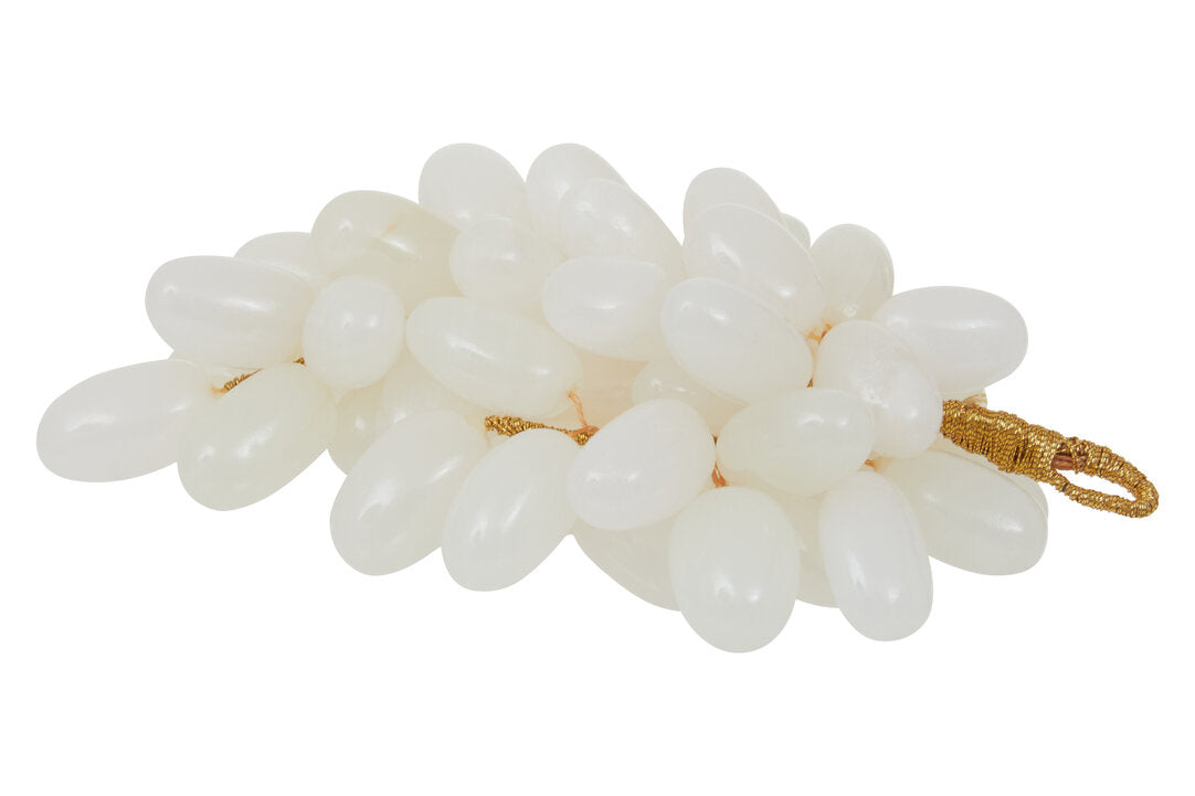 Vona Decorative Grapes - White Onyx