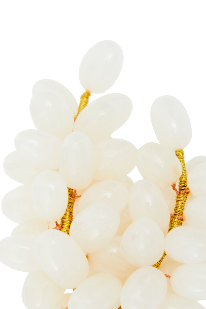 Vona Decorative Grapes - White Onyx