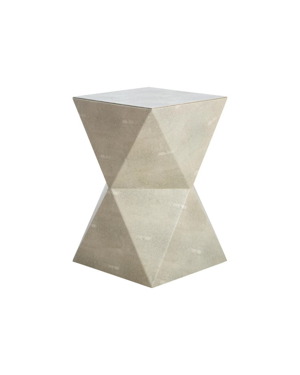 Tamara Side Table - Grey Shagreen