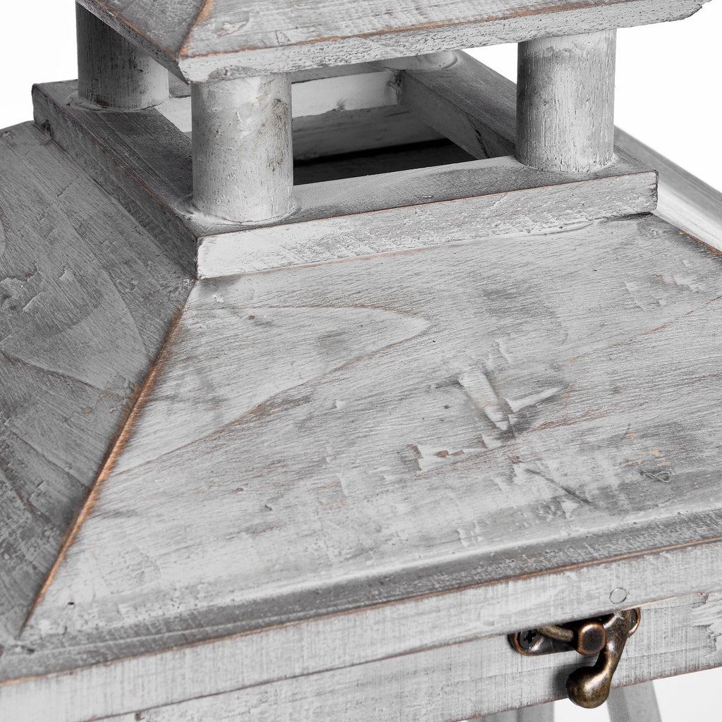 Avila Cross Wooden Lanterns - Set of 3