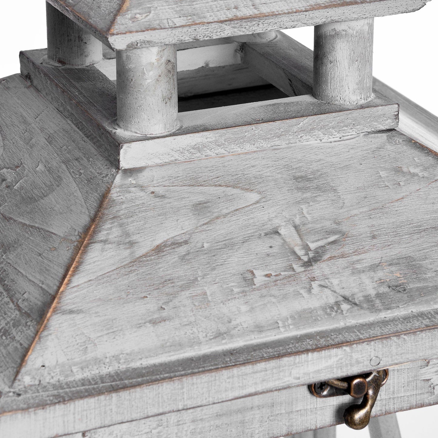 Avila Cross Wooden Lanterns - Set of 3