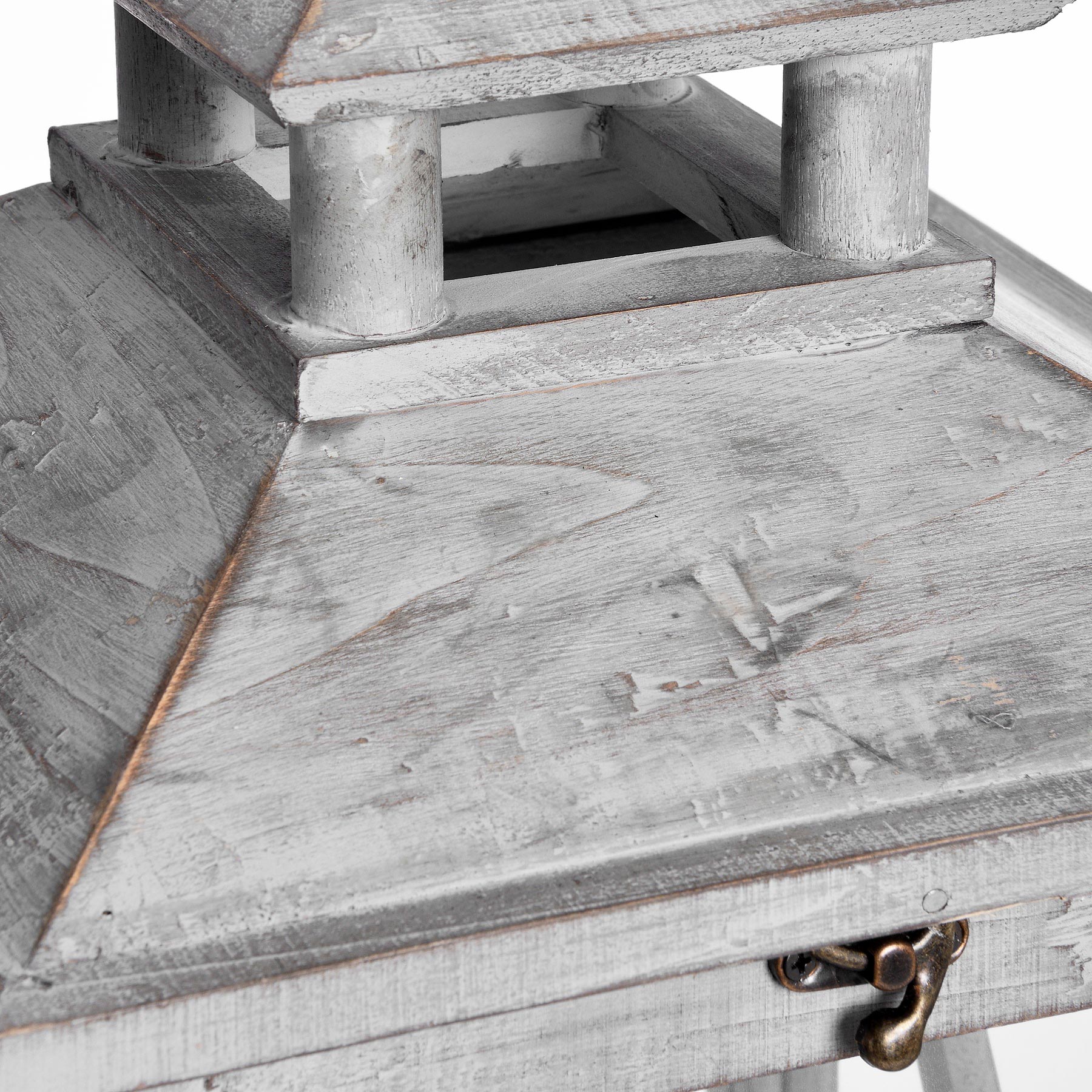 Avila Cross Wooden Lanterns - Set of 3
