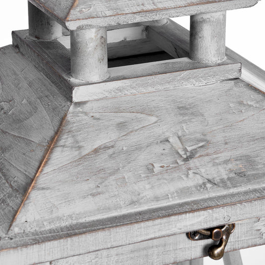 Avila Cross Wooden Lanterns - Set of 3