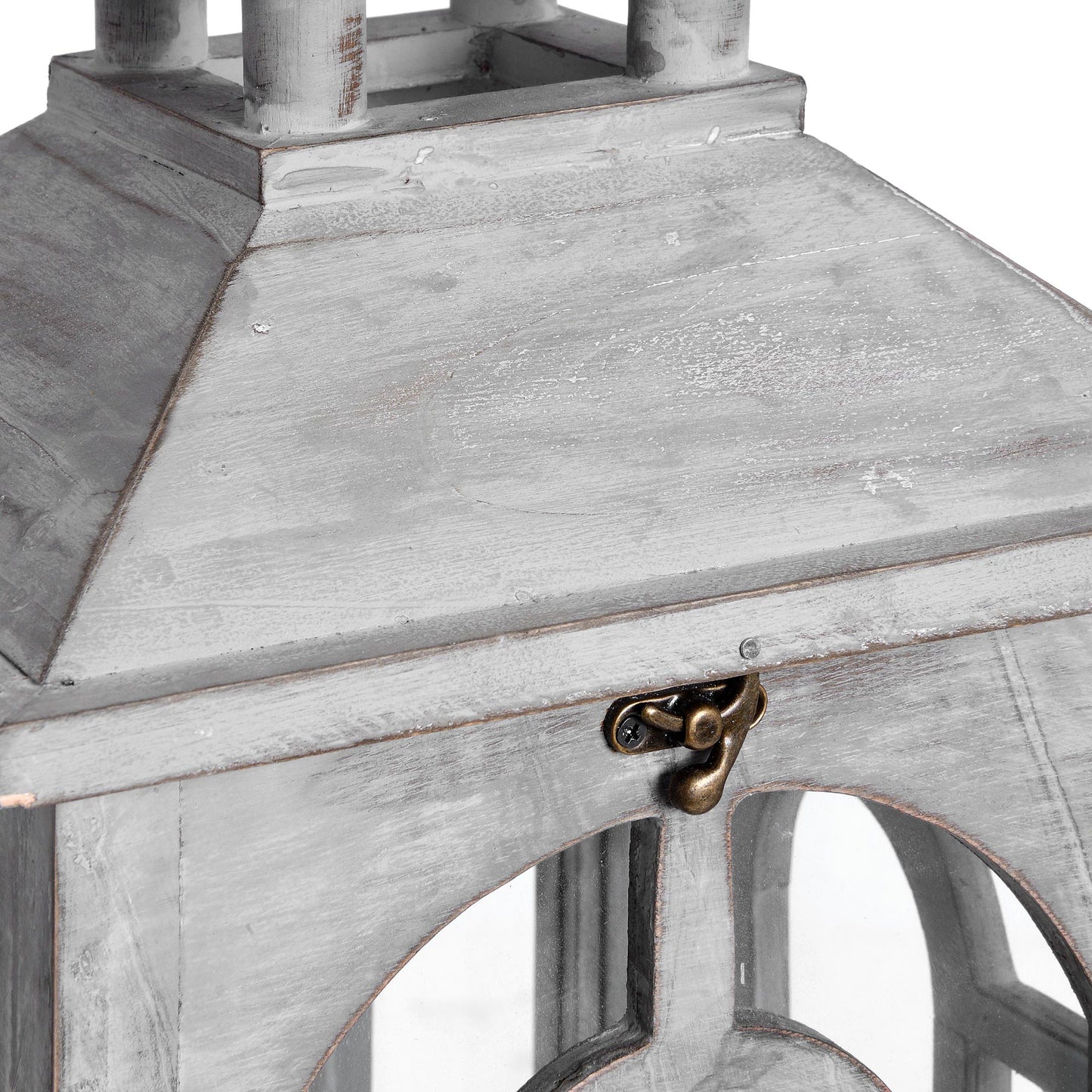 Avila Archway Wooden Lanterns - Set of 3